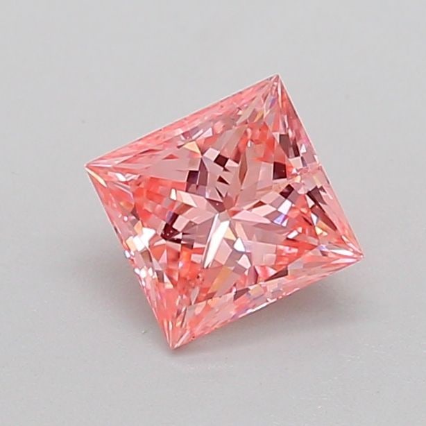 Loose Diamond - PRINCESS 0.71ct Fancy Vivid Pink SI2: Loose Diamond - PRINCESS 0.71ct Fancy Vivid Pink SI2 Source: This is a real non-mined Diamond that has been grown in a lab Shape: PRINCESS Carats: 0.71 Color: Fancy Vivid Pink Certification: IGI Video