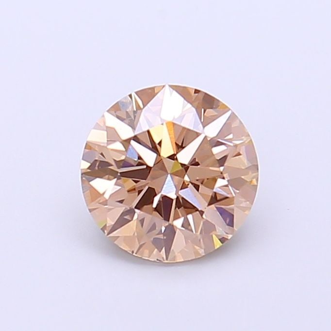 Ideal Loose Diamond - ROUND 1.06ct Fancy Light Brown VVS2: Ideal Loose Diamond - ROUND 1.06ct Fancy Light Brown VVS2 Source: This is a real non-mined Diamond that has been grown in a lab Shape: ROUND Carats: 1.06 Color: Fancy Light Brown Certification: IGI Vi