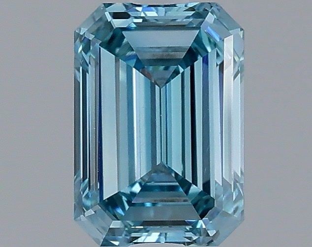 Loose Diamond - EMERALD 1.25ct Fancy Vivid Blue VS1: Loose Diamond - EMERALD 1.25ct Fancy Vivid Blue VS1 Source: This is a real non-mined Diamond that has been grown in a lab Shape: EMERALD Carats: 1.25 Color: Fancy Vivid Blue Certification: IGI Video: