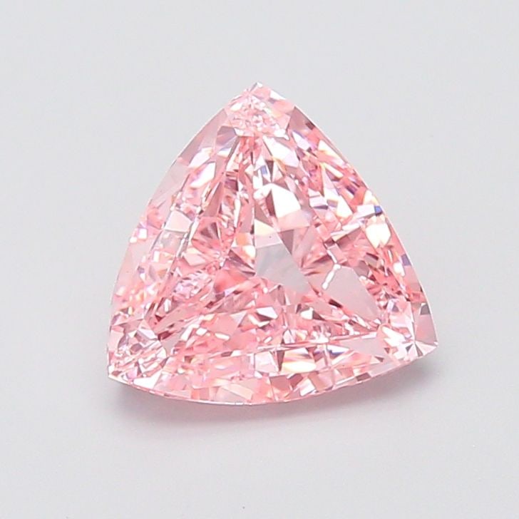 Loose Diamond - TRILLIANT 3.04ct Fancy Vivid Pink VS1: Loose Diamond - TRILLIANT 3.04ct Fancy Vivid Pink VS1 Source: This is a real non-mined Diamond that has been grown in a lab Shape: TRILLIANT Carats: 3.04 Color: Fancy Vivid Pink Certification: IGI Vid