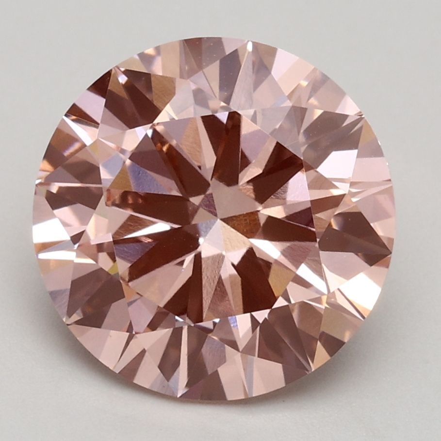 Loose Diamond - ROUND 2.6ct Fancy Intense Pink VS1: Loose Diamond - ROUND 2.6ct Fancy Intense Pink VS1 Source: This is a real non-mined Diamond that has been grown in a lab Shape: ROUND Carats: 2.6 Color: Fancy Intense Pink Certification: IGI Video: