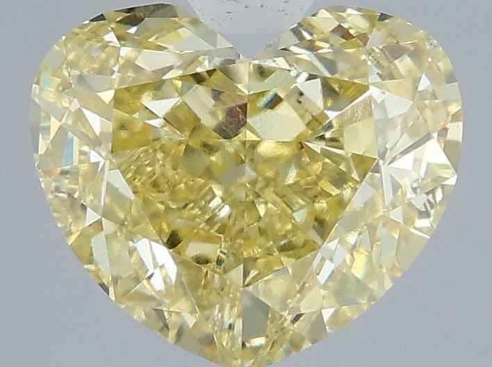 Loose Diamond - HEART 2.99ct Fancy Intense Yellow VS1: Loose Diamond - HEART 2.99ct Fancy Intense Yellow VS1 Source: This is a real non-mined Diamond that has been grown in a lab Shape: HEART Carats: 2.99 Color: Fancy Intense Yellow Certification: IGI Vid