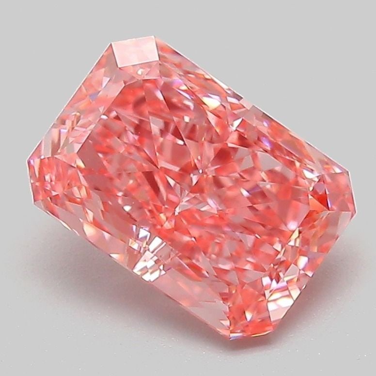 Loose Diamond - RADIANT 2.08ct Fancy Vivid Pink VVS2: Loose Diamond - RADIANT 2.08ct Fancy Vivid Pink VVS2 Source: This is a real non-mined Diamond that has been grown in a lab Shape: RADIANT Carats: 2.08 Color: Fancy Vivid Pink Certification: IGI