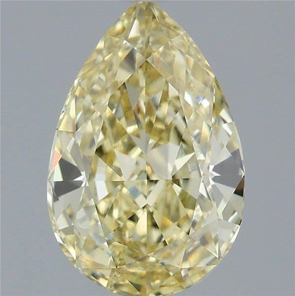 Loose Diamond - PEAR 2.05ct Fancy Intense Yellow VVS2: Loose Diamond - PEAR 2.05ct Fancy Intense Yellow VVS2 Source: This is a real non-mined Diamond that has been grown in a lab Shape: PEAR Carats: 2.05 Color: Fancy Intense Yellow Certification: IGI Vide