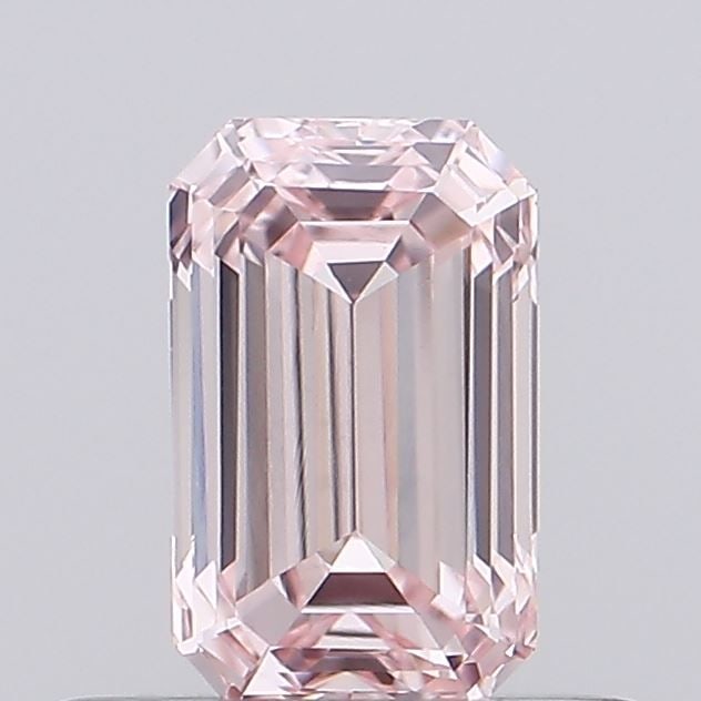 Loose Diamond - EMERALD 0.51ct Fancy Intense Pink VVS2: Loose Diamond - EMERALD 0.51ct Fancy Intense Pink VVS2 Source: This is a real non-mined Diamond that has been grown in a lab Shape: EMERALD Carats: 0.51 Color: Fancy Intense Pink Certification: IGI Vi
