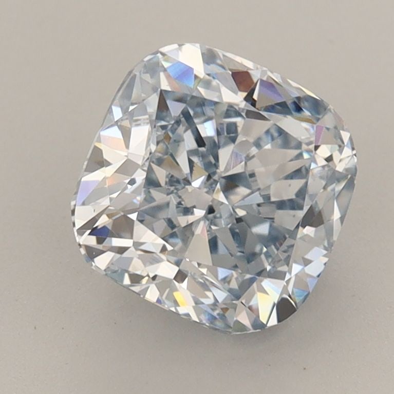 Loose Diamond - CUSHION MODIFIED 2.07ct Fancy Light Blue VS1: Loose Diamond - CUSHION MODIFIED 2.07ct Fancy Light Blue VS1 Source: This is a real non-mined Diamond that has been grown in a lab Shape: CUSHION MODIFIED Carats: 2.07 Color: Fancy Light Blue Certific