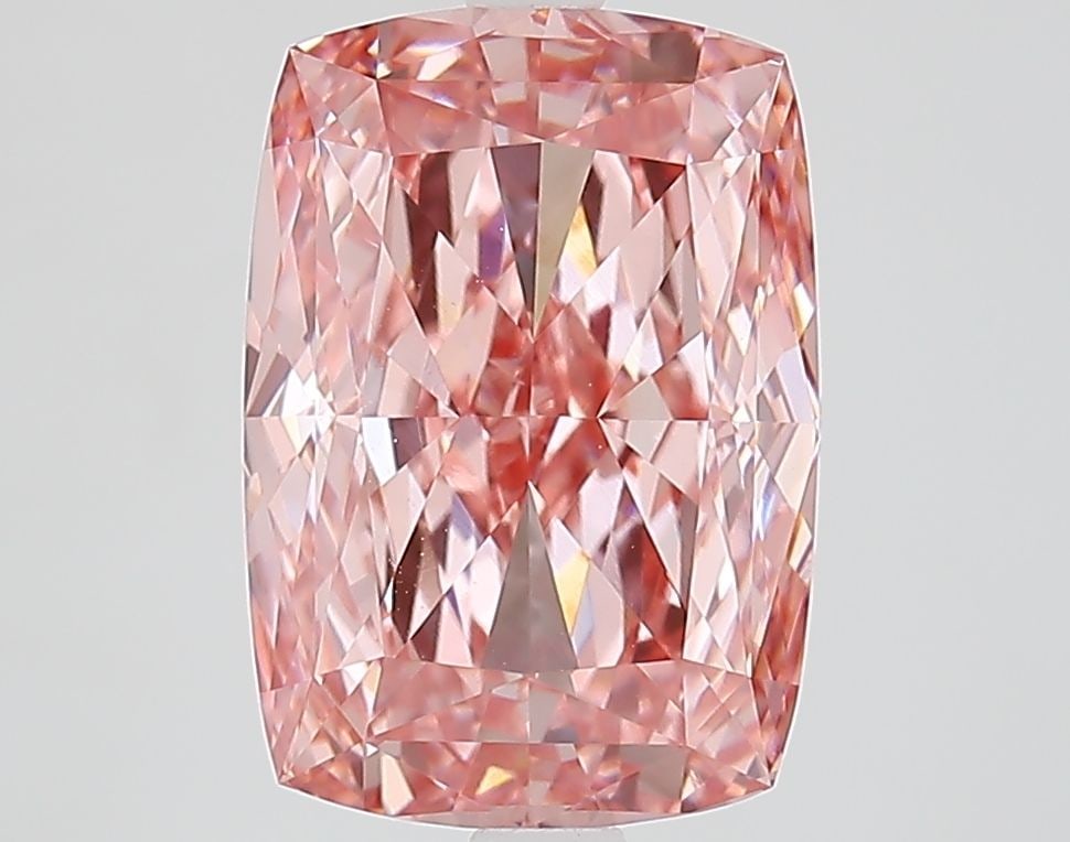 Loose Diamond - CUSHION MODIFIED 4.0ct Fancy Vivid Pink VS1: Loose Diamond - CUSHION MODIFIED 4.0ct Fancy Vivid Pink VS1 Source: This is a real non-mined Diamond that has been grown in a lab Shape: CUSHION MODIFIED Carats: 4.0 Color: Fancy Vivid Pink Certificat