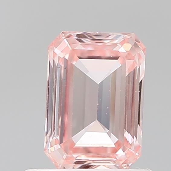 Loose Diamond - EMERALD 0.8ct Fancy Intense Pink VS1: Loose Diamond - EMERALD 0.8ct Fancy Intense Pink VS1 Source: This is a real non-mined Diamond that has been grown in a lab Shape: EMERALD Carats: 0.8 Color: Fancy Intense Pink Certification: IGI Video