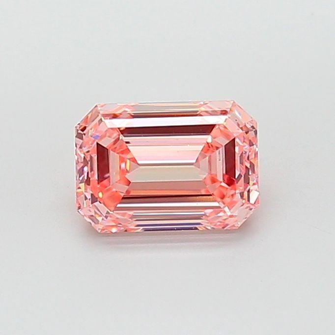 Loose Diamond - EMERALD 2.01ct Fancy Vivid Pink VS1: Loose Diamond - EMERALD 2.01ct Fancy Vivid Pink VS1 Source: This is a real non-mined Diamond that has been grown in a lab Shape: EMERALD Carats: 2.01 Color: Fancy Vivid Pink Certification: IGI Video: