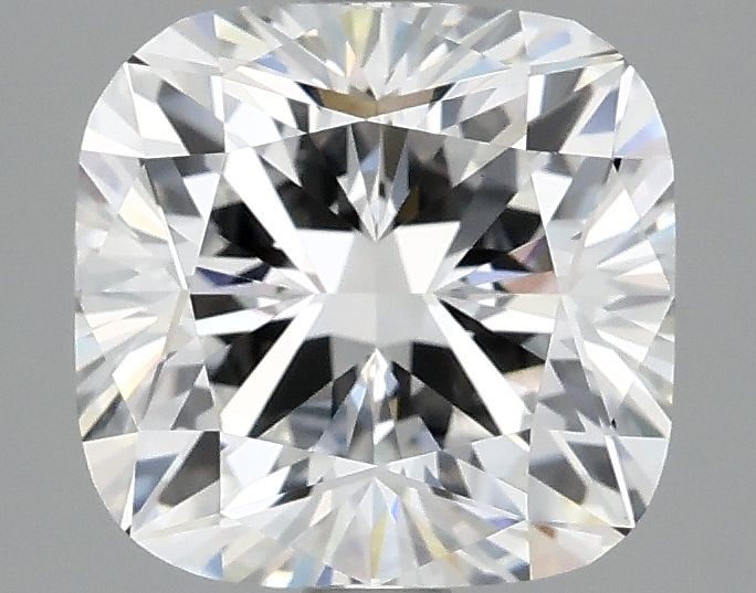 Loose Diamond - CUSHION MODIFIED 2.57ct E VVS2: Loose Diamond - CUSHION MODIFIED 2.57ct E VVS2 Source: This is a real non-mined Diamond that has been grown in a lab Shape: CUSHION MODIFIED Carats: 2.57 Color: E Clarity: VVS2 Certification: IGI