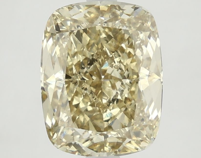 Loose Diamond - CUSHION BRILLIANT 4.12ct Fancy Vivid Yellow VS1: Loose Diamond - CUSHION BRILLIANT 4.12ct Fancy Vivid Yellow VS1 Source: This is a real non-mined Diamond that has been grown in a lab Shape: CUSHION BRILLIANT Carats: 4.12 Color: Fancy Vivid Yellow Ce