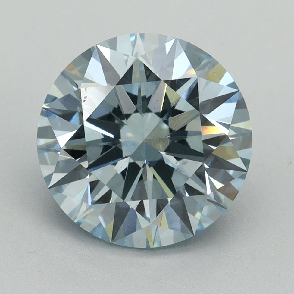 Ideal Loose Diamond - ROUND 3.13ct Fancy Vivid Blue VS2: Ideal Loose Diamond - ROUND 3.13ct Fancy Vivid Blue VS2 Source: This is a real non-mined Diamond that has been grown in a lab Shape: ROUND Carats: 3.13 Color: Fancy Vivid Blue Certification: IGI Video