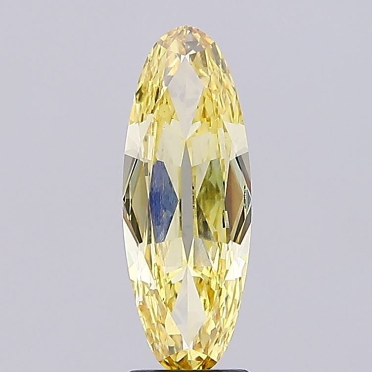 Loose Diamond - OVAL 2.19ct Fancy Yellow VS1: Loose Diamond - OVAL 2.19ct Fancy Yellow VS1 Source: This is a real non-mined Diamond that has been grown in a lab Shape: OVAL Carats: 2.19 Color: Fancy Yellow Certification: IGI Video: