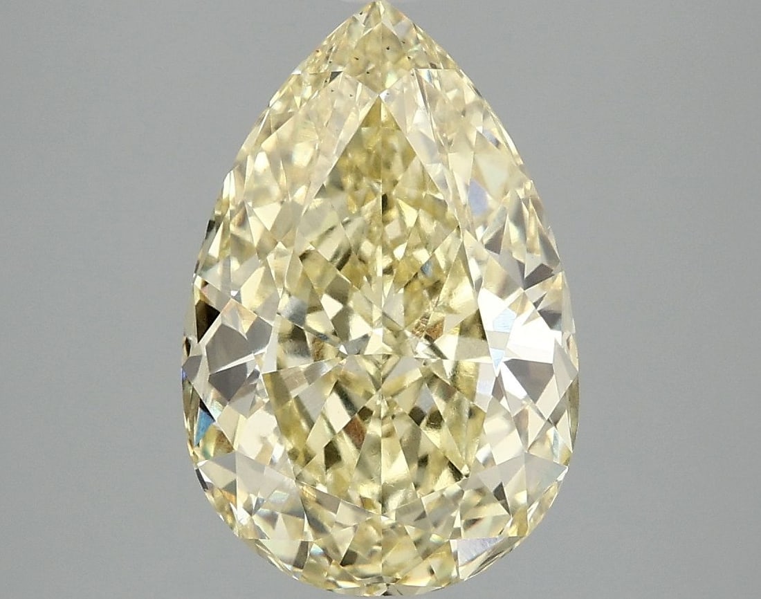 Loose Diamond - PEAR 4.09ct Fancy Intense Yellow VS2 (1 of 1)