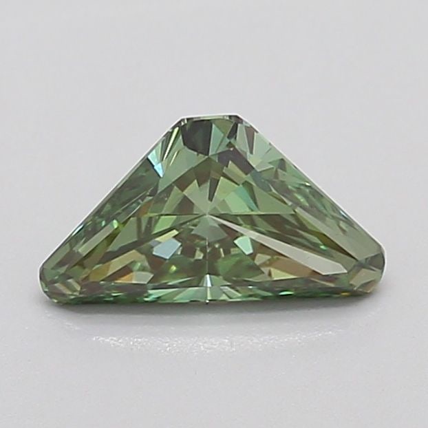 Loose Diamond - TRIANGULAR 0.73ct Fancy Vivid Green VS1 (1 of 1)