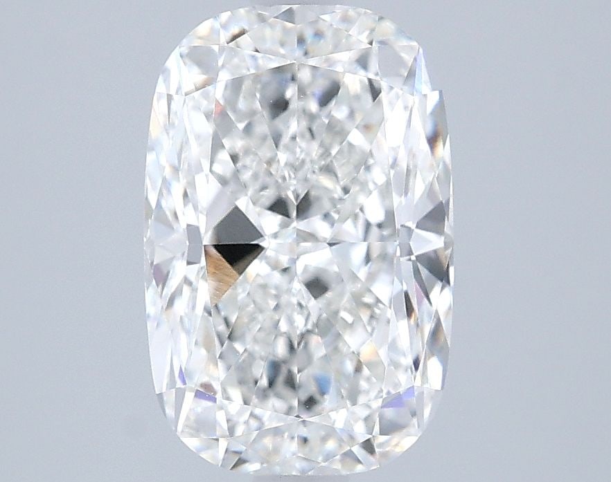 Loose Diamond - CUSHION MODIFIED 2.5ct F VVS2: Loose Diamond - CUSHION MODIFIED 2.5ct F VVS2 Source: This is a real non-mined Diamond that has been grown in a lab Shape: CUSHION MODIFIED Carats: 2.5 Color: F Clarity: VVS2 Certification: IGI Video: