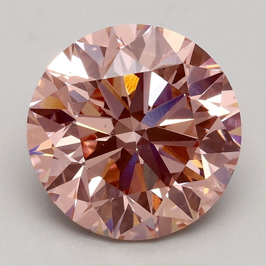 Loose Diamond - ROUND 3.0ct Fancy Intense Pink VS2: Loose Diamond - ROUND 3.0ct Fancy Intense Pink VS2 Source: This is a real non-mined Diamond that has been grown in a lab Shape: ROUND Carats: 3.0 Color: Fancy Intense Pink Certification: IGI Video: