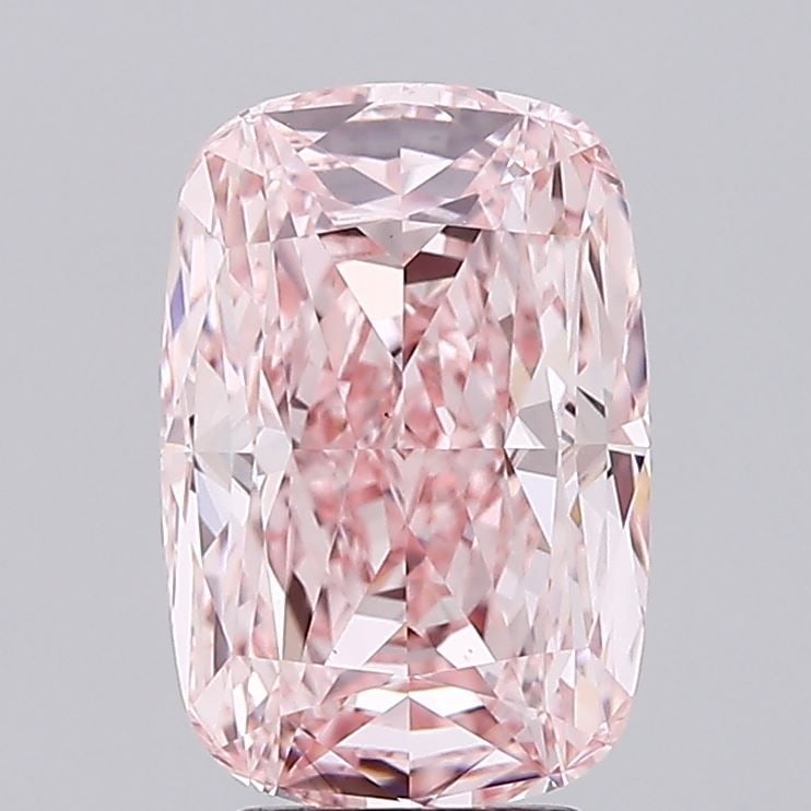 Loose Diamond - CUSHION MODIFIED 4.01ct Fancy Vivid Pink VS1: Loose Diamond - CUSHION MODIFIED 4.01ct Fancy Vivid Pink VS1 Source: This is a real non-mined Diamond that has been grown in a lab Shape: CUSHION MODIFIED Carats: 4.01 Color: Fancy Vivid Pink Certific