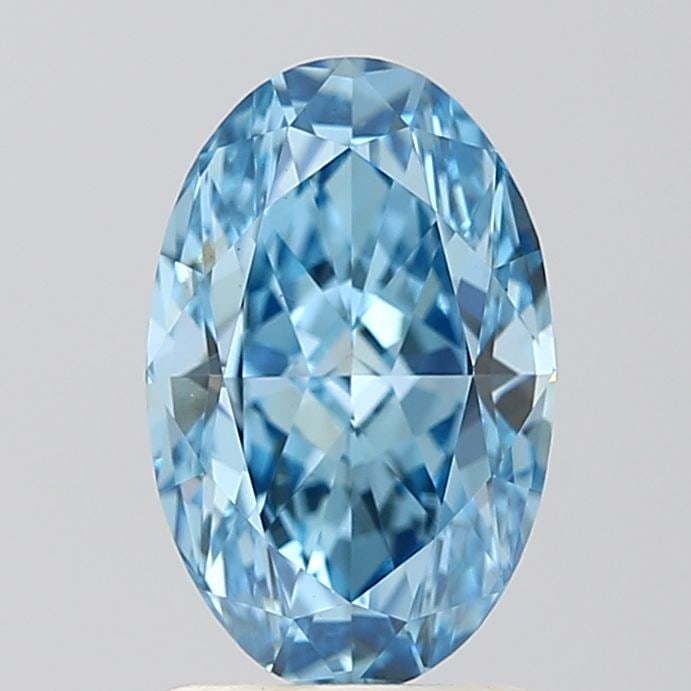 Loose Diamond - OVAL 2.02ct Fancy Vivid Blue VS1: Loose Diamond - OVAL 2.02ct Fancy Vivid Blue VS1 Source: This is a real non-mined Diamond that has been grown in a lab Shape: OVAL Carats: 2.02 Color: Fancy Vivid Blue Certification: IGI Video: