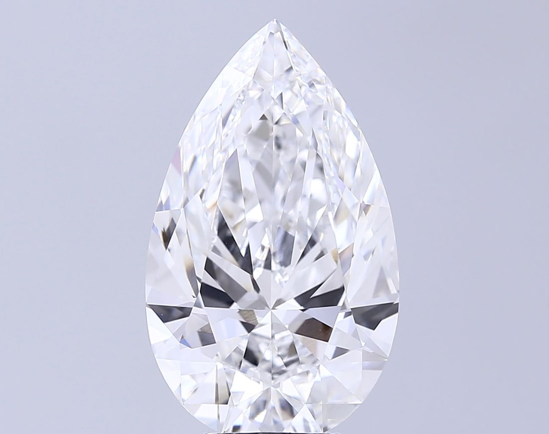 Loose Diamond - PEAR 7.09ct E VVS2: Loose Diamond - PEAR 7.09ct E VVS2 Source: This is a real non-mined Diamond that has been grown in a lab Shape: PEAR Carats: 7.09 Color: E Clarity: VVS2 Certification: IGI Video: