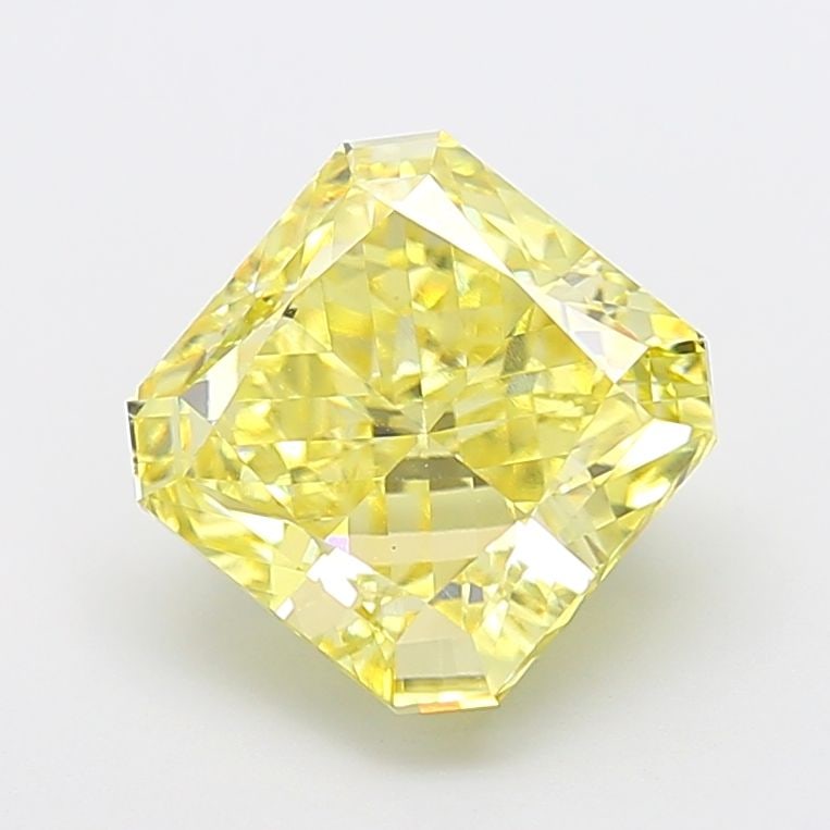 Loose Diamond - SQUARE RADIANT 5.09ct Fancy Intense Yellow VVS2: Loose Diamond - SQUARE RADIANT 5.09ct Fancy Intense Yellow VVS2 Source: This is a real non-mined Diamond that has been grown in a lab Shape: SQUARE RADIANT Carats: 5.09 Color: Fancy Intense Yellow Cer