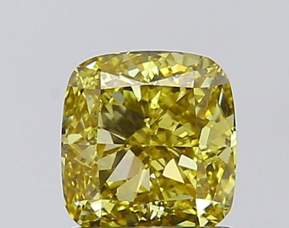 Loose Diamond - CUSHION MODIFIED 1.51ct Fancy Intense Yellow VS1: Loose Diamond - CUSHION MODIFIED 1.51ct Fancy Intense Yellow VS1 Source: This is a real non-mined Diamond that has been grown in a lab Shape: CUSHION MODIFIED Carats: 1.51 Color: Fancy Intense Yellow