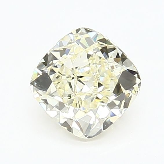 Loose Diamond - CUSHION MODIFIED 1.07ct Fancy Light Yellow VS2: Loose Diamond - CUSHION MODIFIED 1.07ct Fancy Light Yellow VS2 Source: This is a real non-mined Diamond that has been grown in a lab Shape: CUSHION MODIFIED Carats: 1.07 Color: Fancy Light Yellow Cert