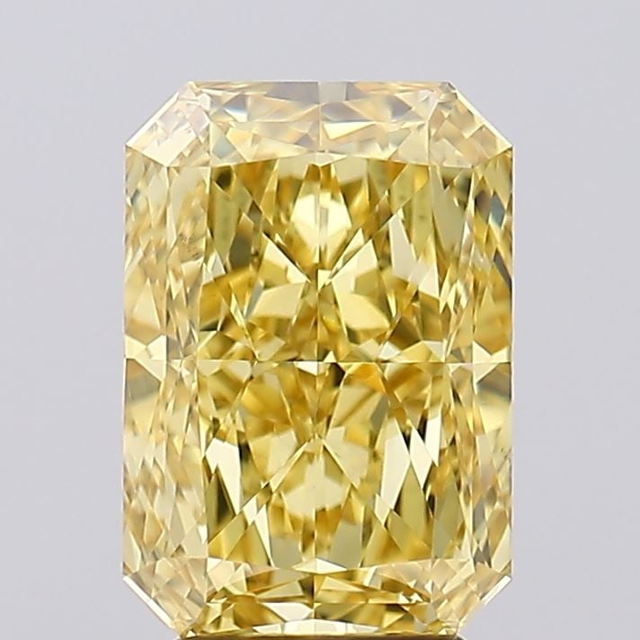 Loose Diamond - RADIANT 4.09ct Fancy Vivid Yellow VS1: Loose Diamond - RADIANT 4.09ct Fancy Vivid Yellow VS1 Source: This is a real non-mined Diamond that has been grown in a lab Shape: RADIANT Carats: 4.09 Color: Fancy Vivid Yellow Certification: IGI Vid