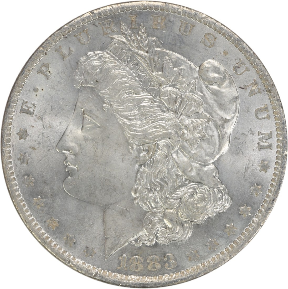 Uncertified 1883-O Silver Dollar Morgan Choice Brilliant Uncirculated: Uncertified 1883-O Silver Dollar Morgan Choice Brilliant Uncirculated This is an 1883-O Morgan Silver Dollar from the United States, featuring a Choice Brilliant Uncirculated (BU) grade. The coin is u