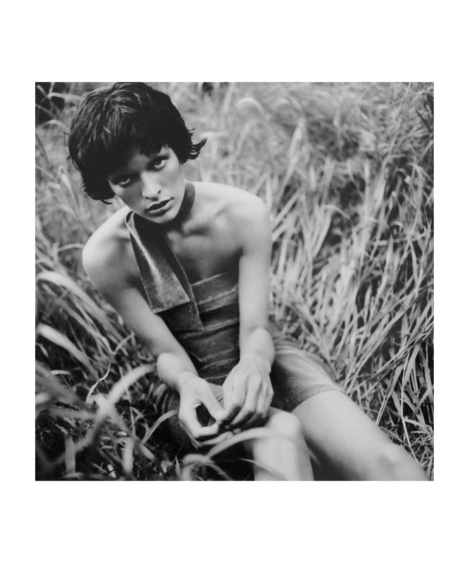 Kate Garner signed photo Milla in the Grass 24x20 edition of 100 with COA: Kate Garner signed photo Milla in the Grass 24x20 edition of 100 with COA "Milla in the Grass" is a fine art photograph by Kate Garner, created in 1997. This piece is part of a limited edition of 100 