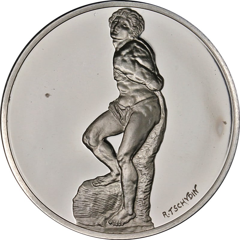 Treasures of the Louvre Sterling Silver Coin 1972 Uncirculated (1 of 2)