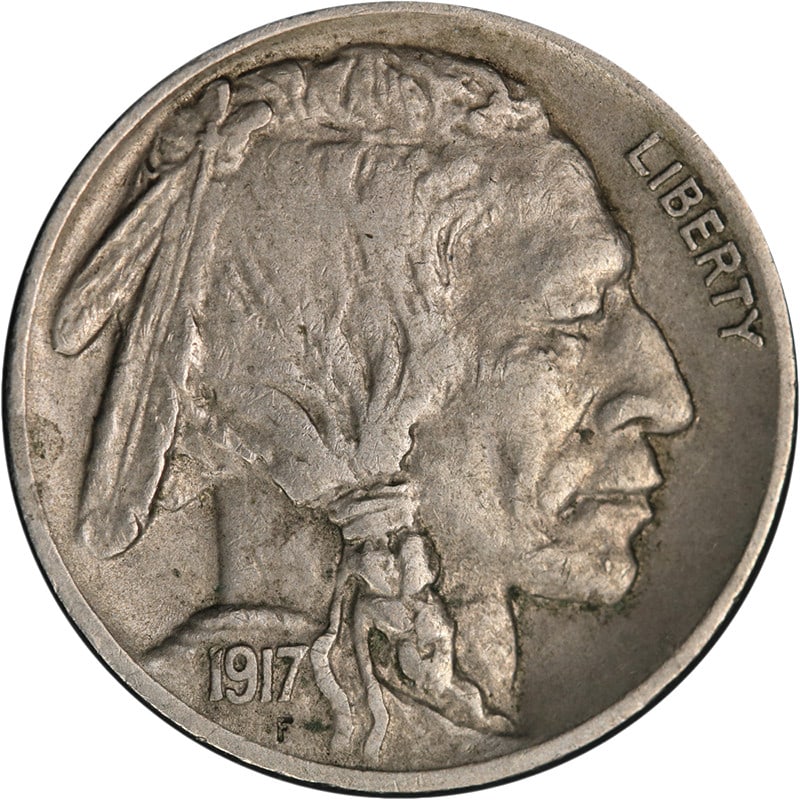 1917 D Buffalo Nickel XF++ Choice Grade Strong Strike: 1917 D Buffalo Nickel XF++ Choice Grade Strong Strike Original 1917-D Buffalo Nickel with Choice XF++ grade, noted for superb eye appeal, a strong strike, and wonderfully original surfaces. This circu