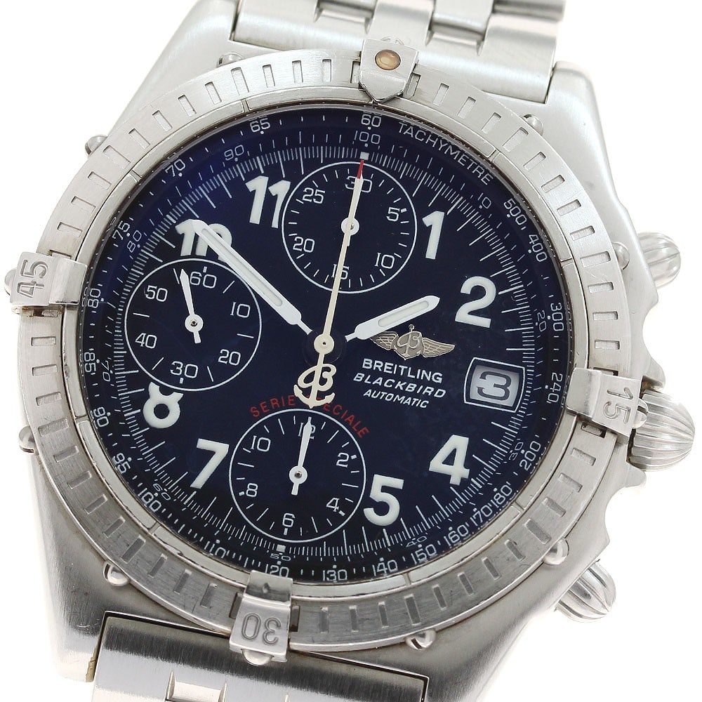 Breitling Chronomat Blackbird A13350 mens automatic date watch (1 of 6)
