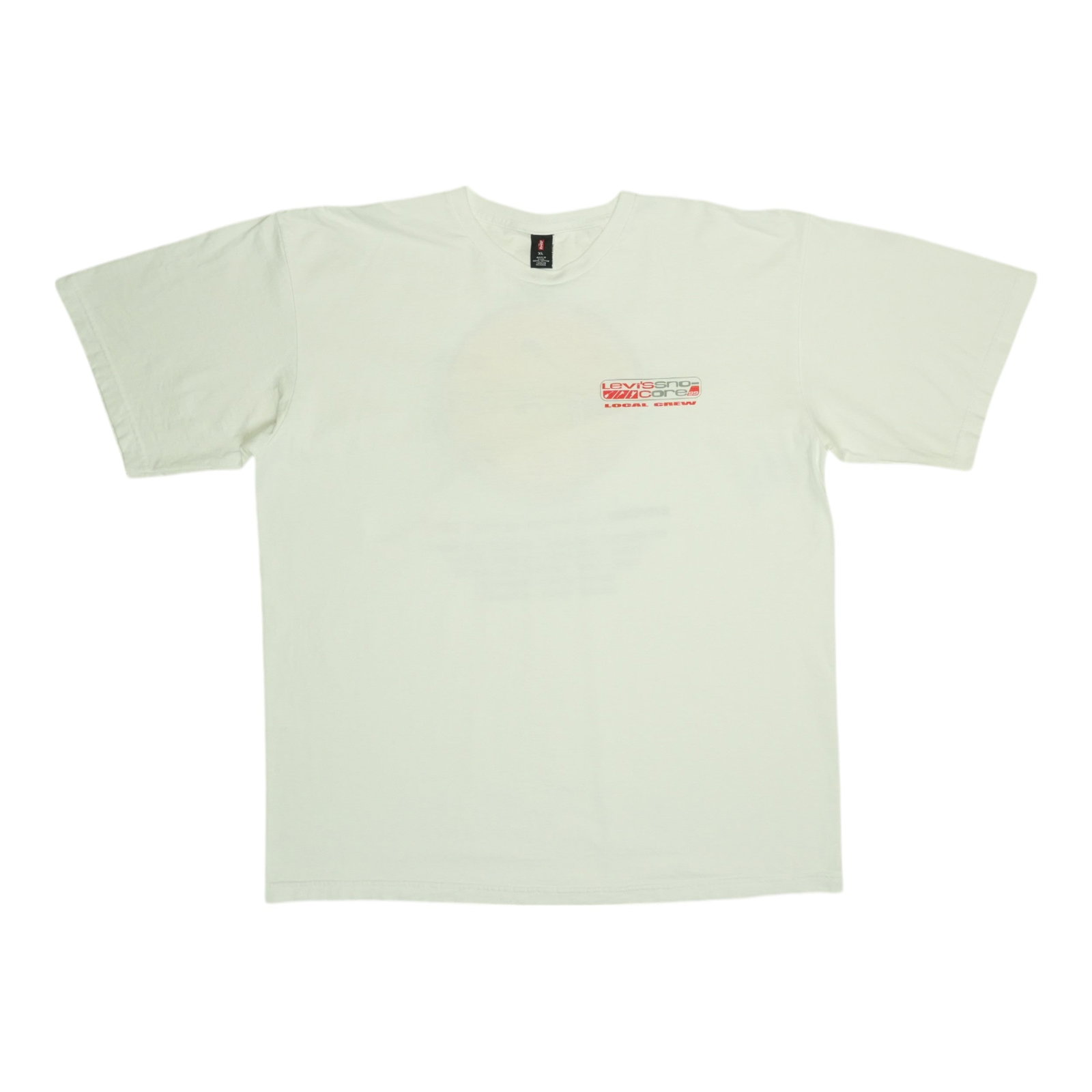 Vintage 1999 Levi's Sno-Core Tour White Cotton XL T-Shirt (1 of 5)