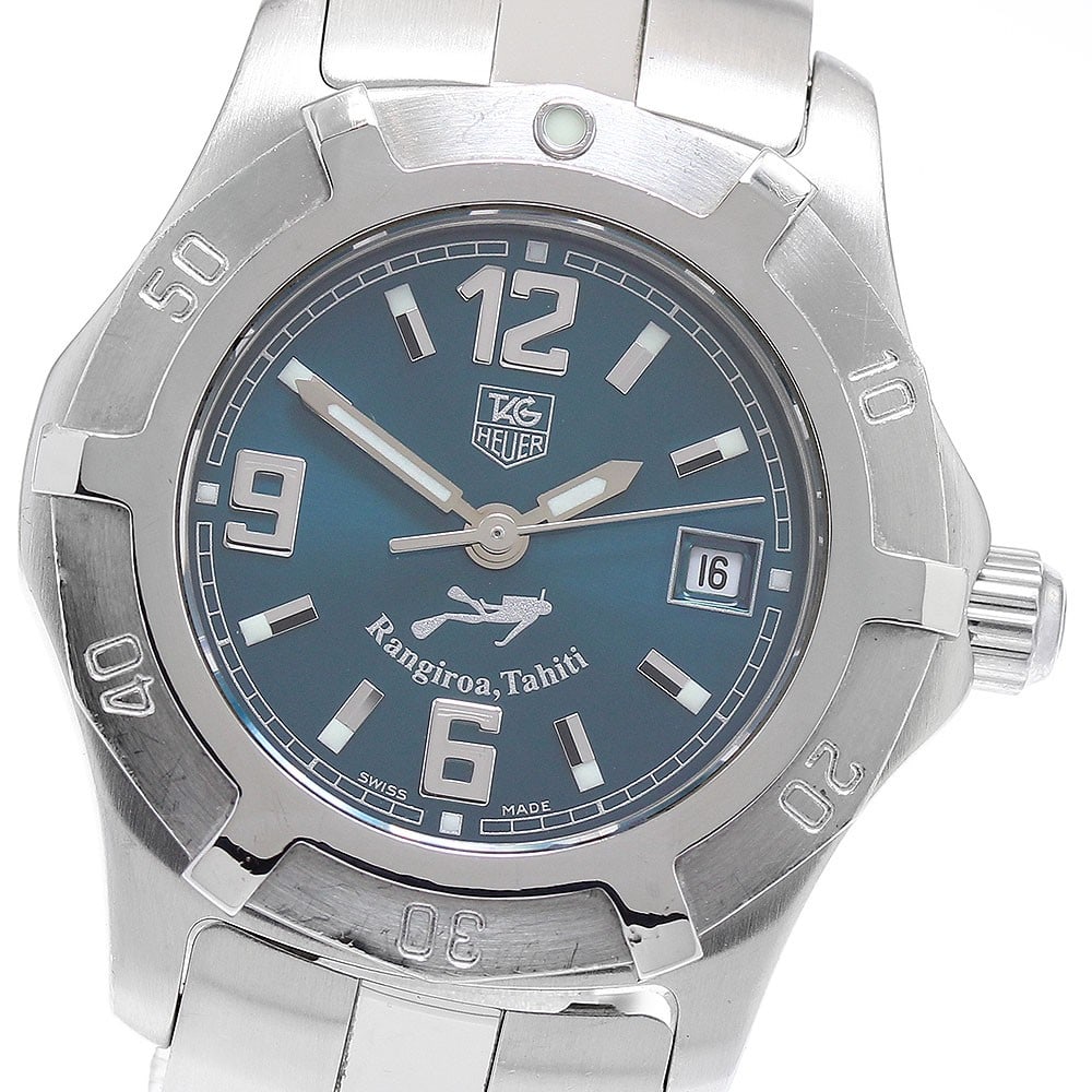 TAG Heuer Rangiroa Tahiti Quartz Ladies Date Watch WN131A.BA0333: TAG Heuer Rangiroa Tahiti Quartz Ladies Date Watch WN131A.BA0333 This TAG HEUER Exclusive Rangiroa Tahiti Quartz Women's Watch is a limited edition of 1,500 pieces. It features a stainless steel case 