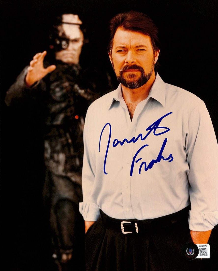 Jonathan Frakes autographed Star Trek First Contact 8x10 photo Beckett (1 of 1)