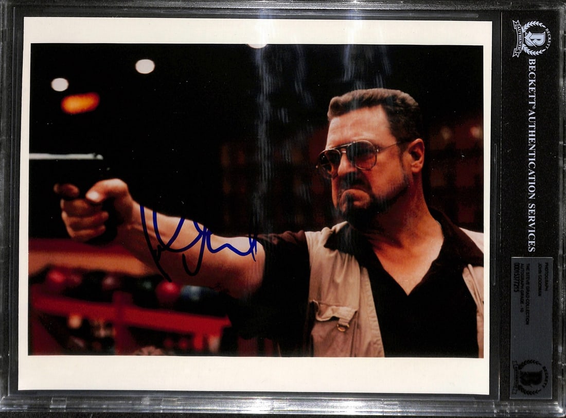 Beckett slabbed John Goodman signed 8x10 Lebowski photo (1 of 1)