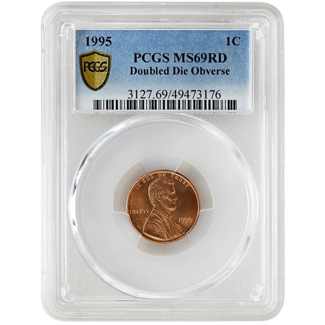 PCGS MS69RD 1995 Lincoln Cent 1C Doubled Die Obverse (1 of 4)