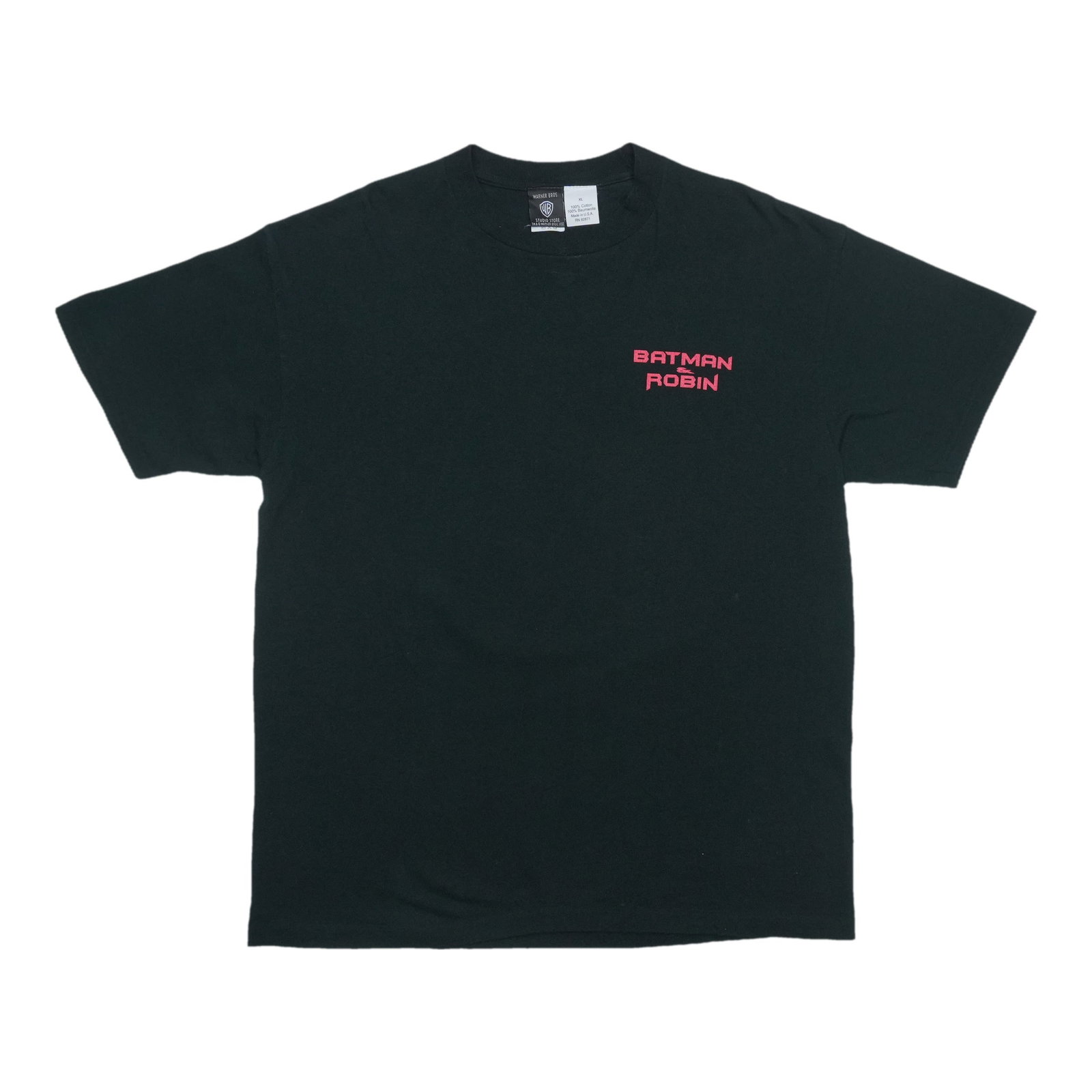 1997 Batman Robin vintage black cotton tee XL (1 of 5)