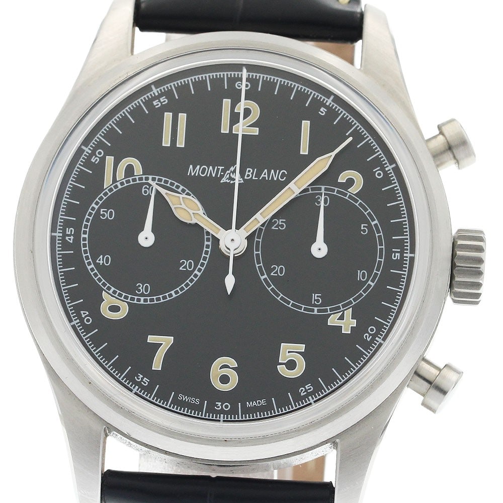 Montblanc 1858 Automatic Chronograph Mens Wristwatch Ref 7456 (1 of 6)