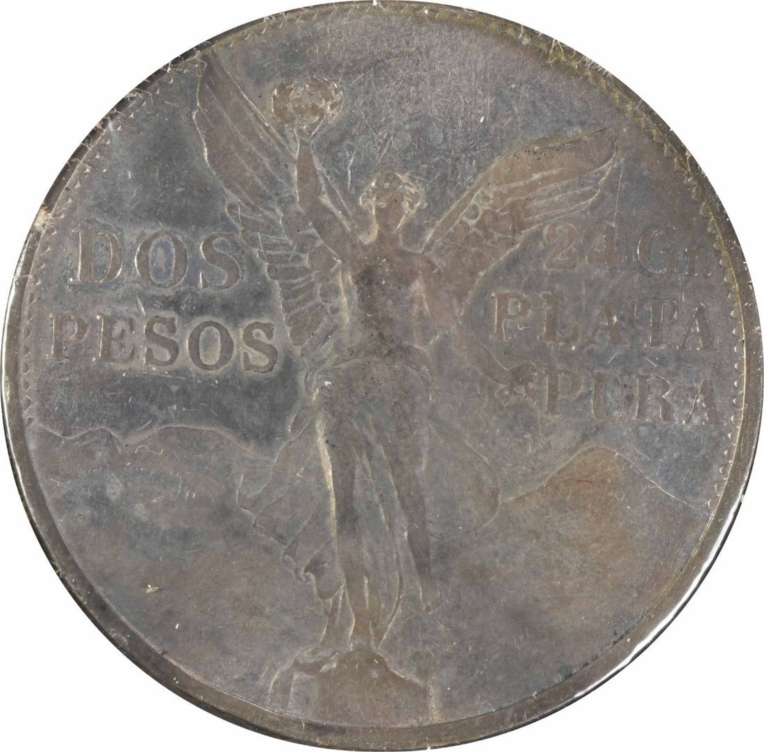 Mexico 1921 KM462 2 Peso Copper Coin VF Uncertified: Mexico 1921 KM462 2 Peso Copper Coin VF Uncertified 1921 Mexico 2 Peso coin, KM 462, in circulated VF condition. This pre-owned coin is uncertified and composed of copper. Specifications Item Type: Co