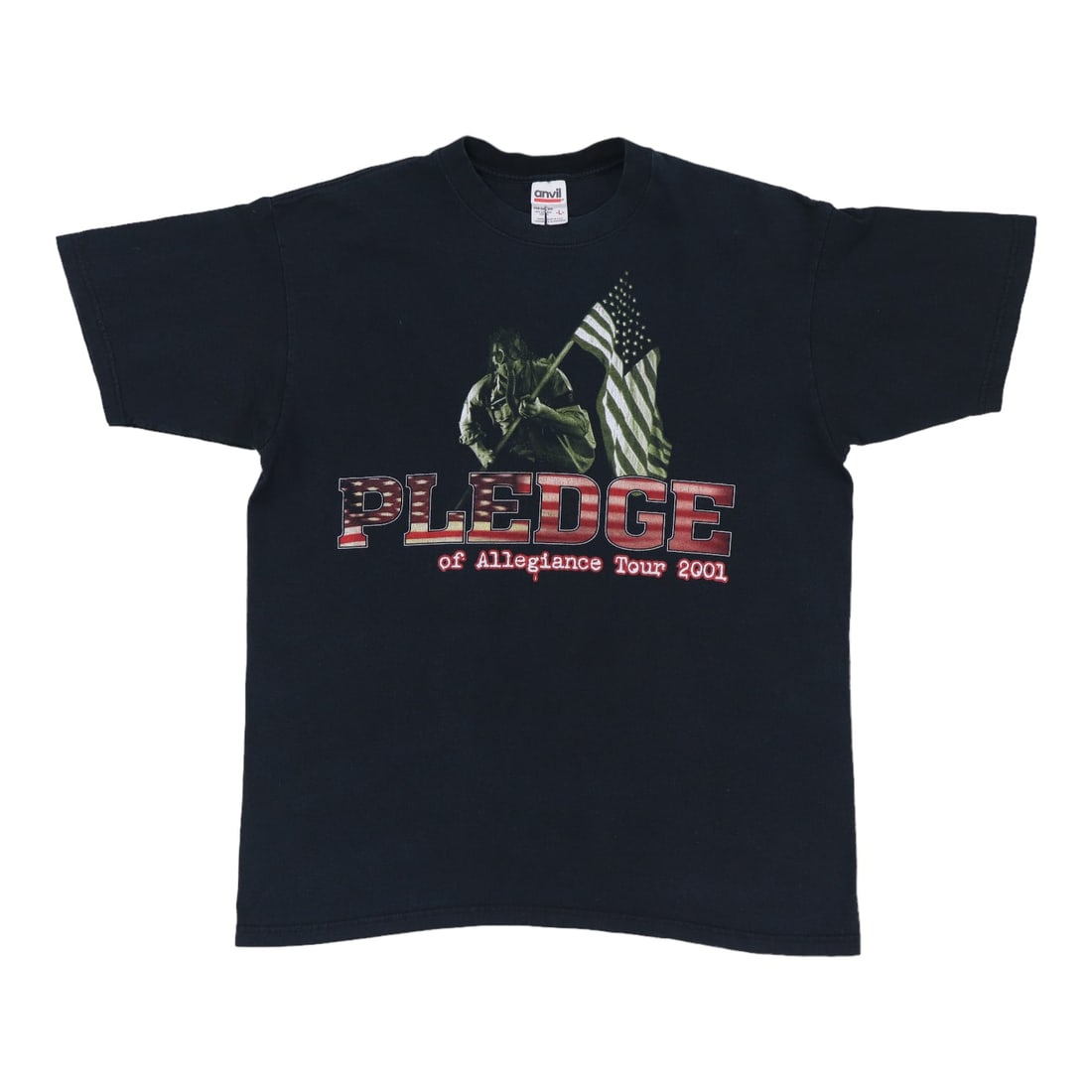 Vintage 2001 Pledge Of Allegiance Concert Tour Black Cotton Shirt Large (1 of 5)