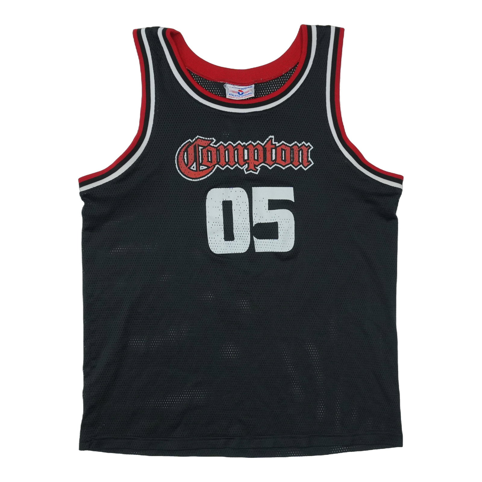 The Game Compton black polyester mesh basketball jersey 2000s (1 of 5)