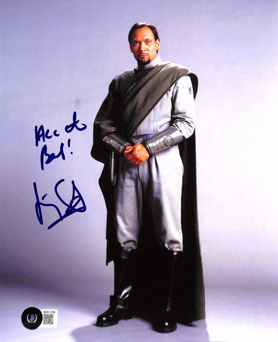 Beckett Certified Jimmy Smits 8x10 Star Wars Signed Photo (1 of 1)