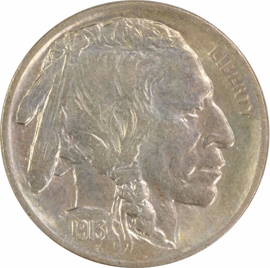 1913 S Type 1 Buffalo Nickel 5C MS63 Uncertified (1 of 2)