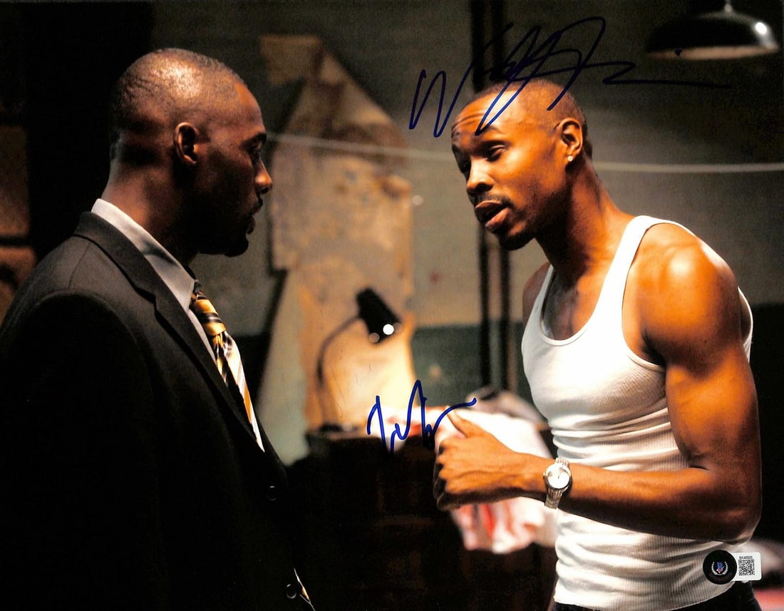 The Wire 11x14 Photo Signed by Idris Elba and Wood Harris Beckett Authenticated (1 of 1)