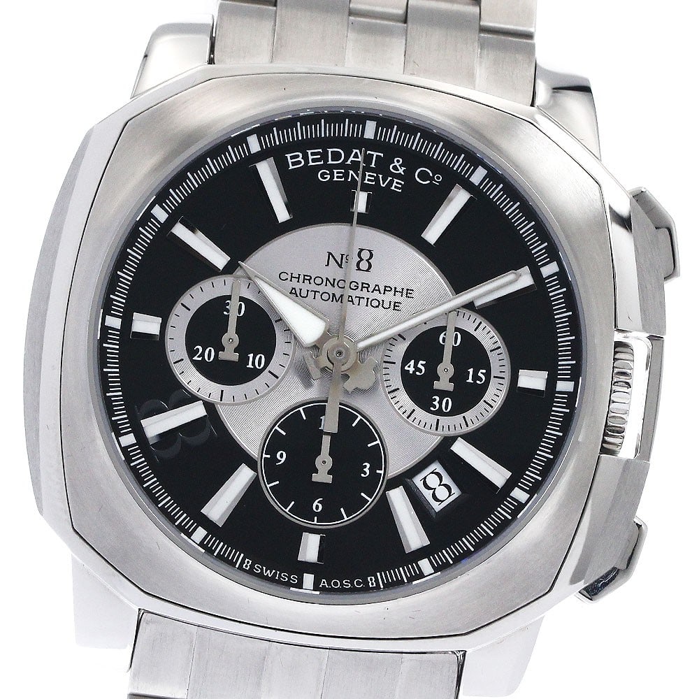 BEDAT&Co No.8 automatic chronograph mens wristwatch B867.011.311B (1 of 7)