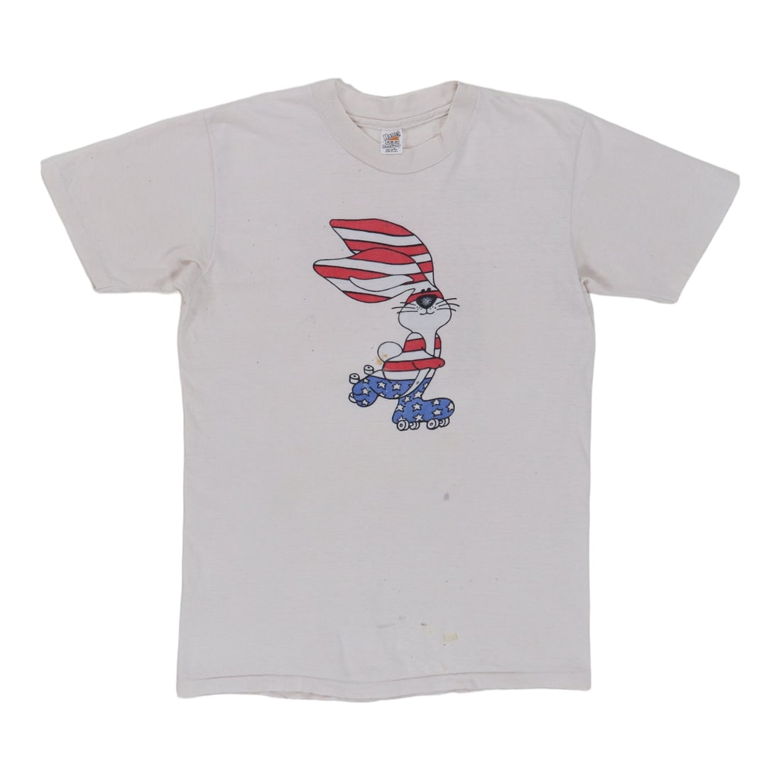 Vintage 1978 FM Productions Heart Bunny Butterfly Graphic Cotton Shirt (1 of 11)