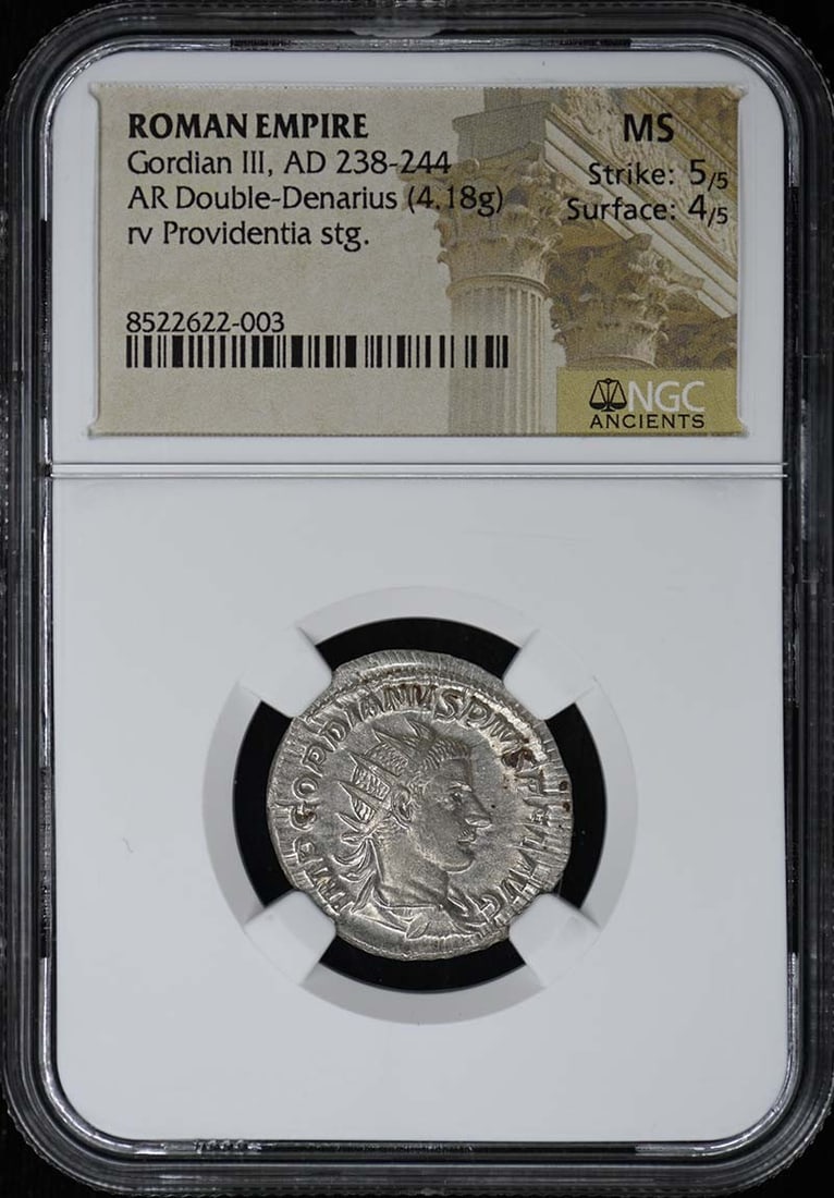 NGC MS Roman Empire AR Double Denarius of Gordian III (1 of 2)