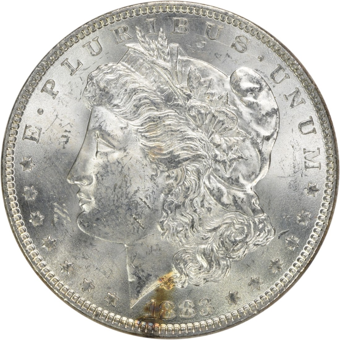Uncirculated 1883 Silver Morgan Dollar Choice BU Uncertified No Mint Mark: Uncirculated 1883 Silver Morgan Dollar Choice BU Uncertified No Mint Mark This 1883 Morgan Silver Dollar is a Choice Brilliant Uncirculated (BU) coin. Uncertified and featuring no mint mark, it is com